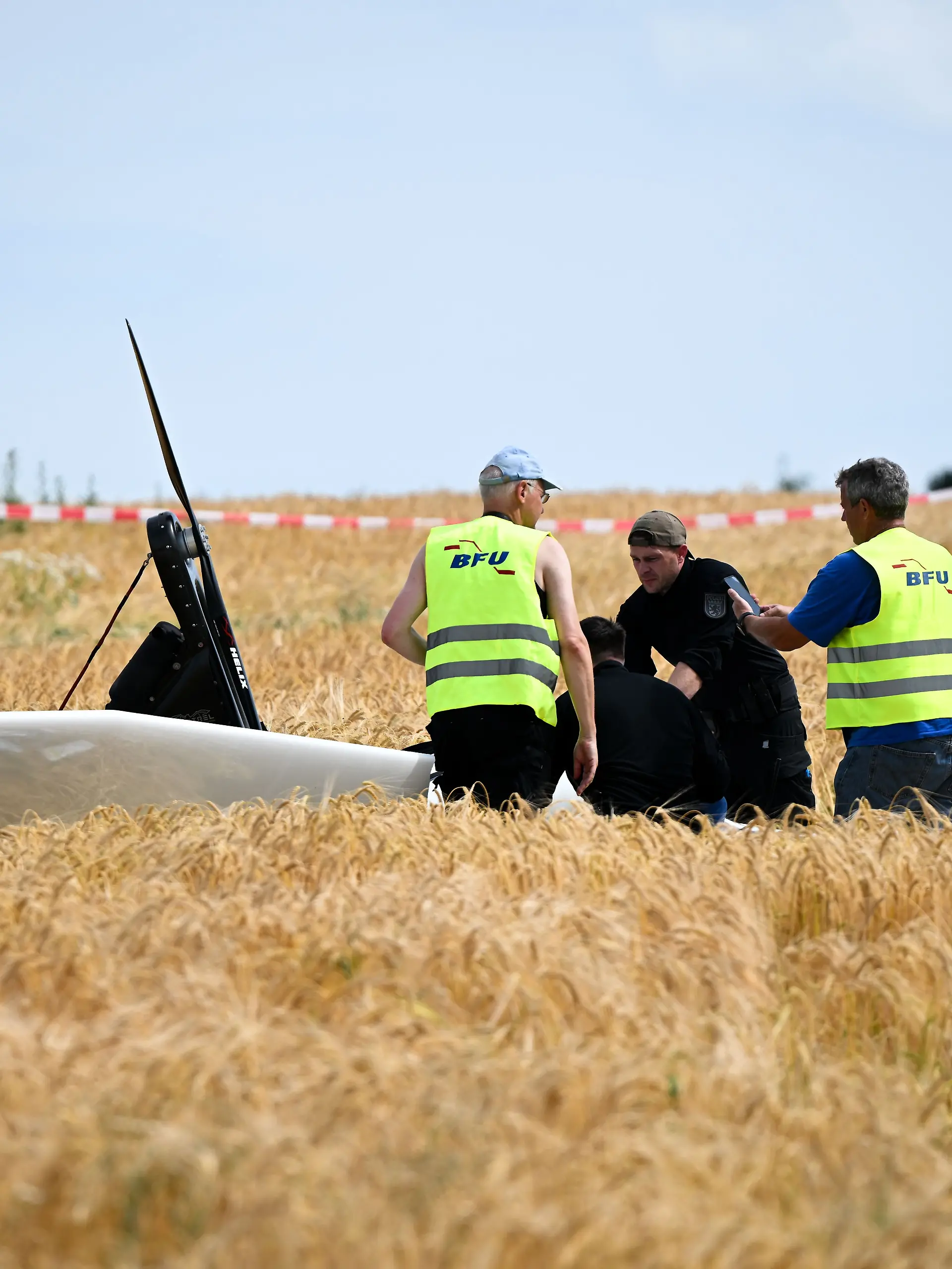 Kleinflugzeug in Mittelhessen abgestürzt