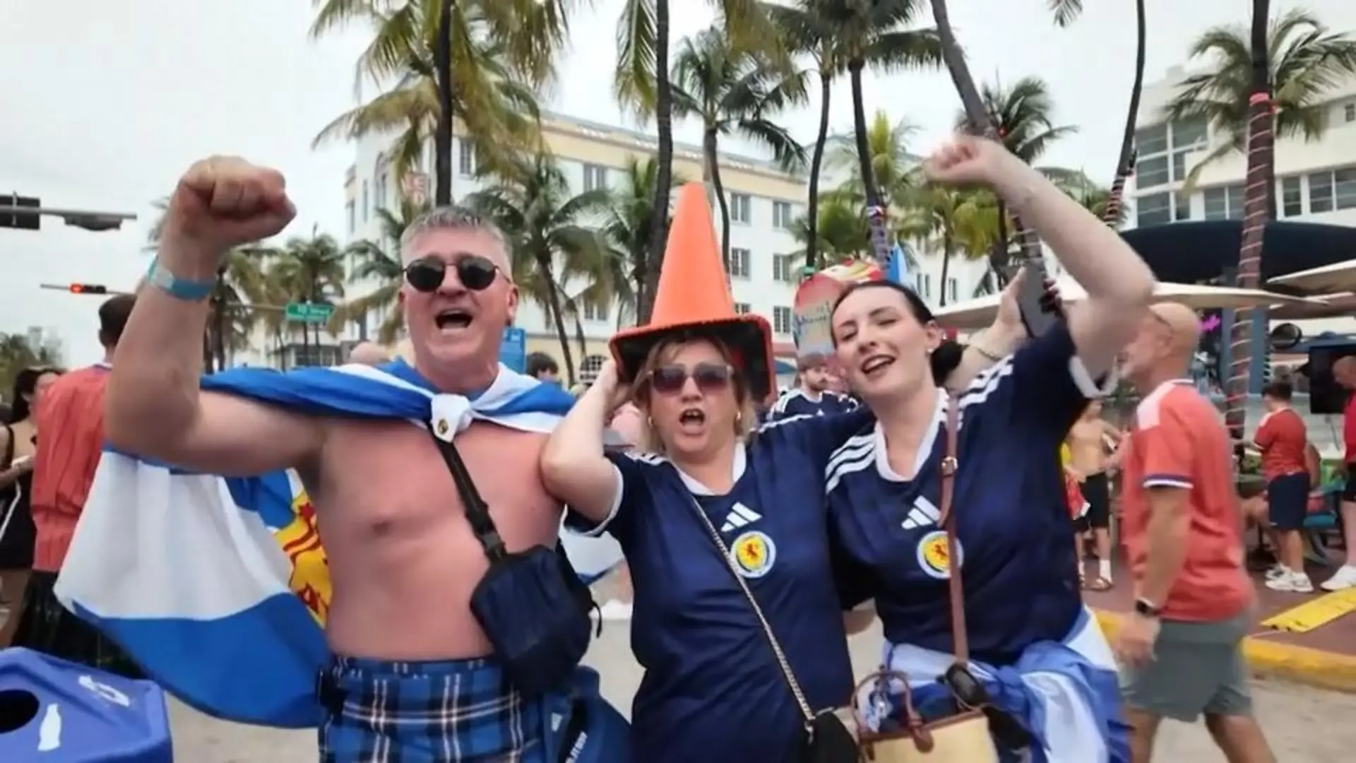 Jetzt saufen die Schotten auch noch Miami leer! Viel Gluck für Brasilien