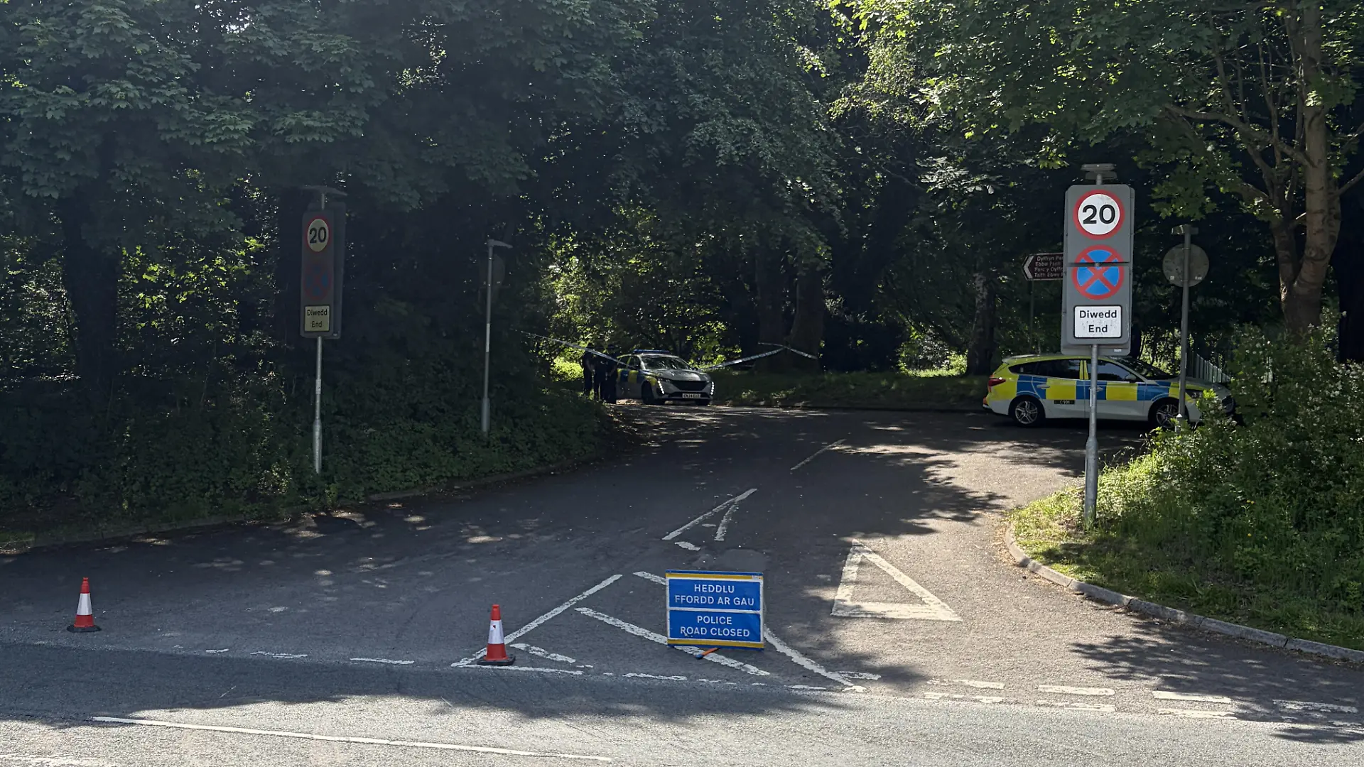 Der Duffryn-Park in Blaina (Wales), wo Lilly Jones tot aufgefunden wurde