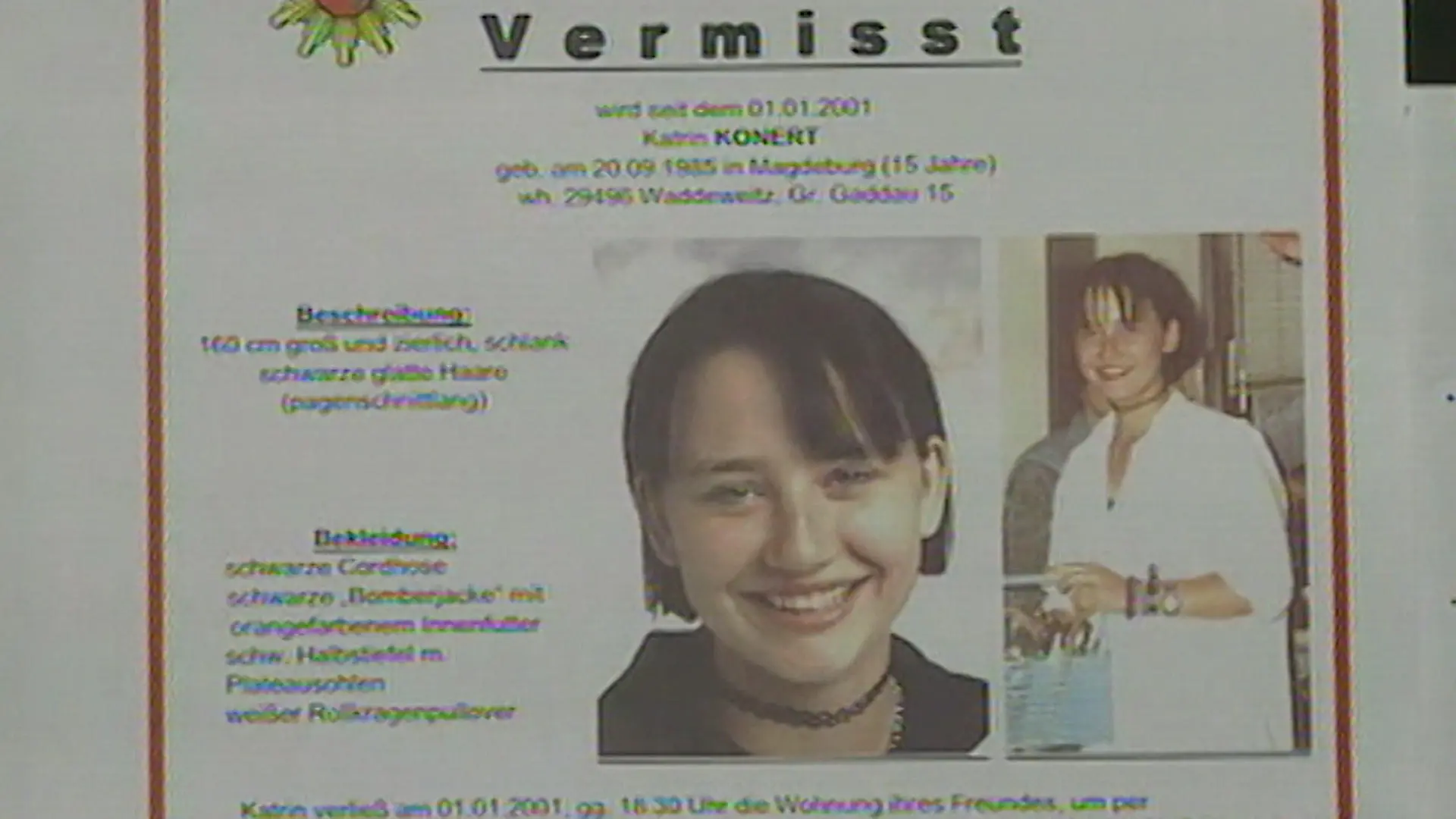 Warum der Täter im Fall Katrin ohne Strafe bleiben könnte Seit 25 Jahren vermisst