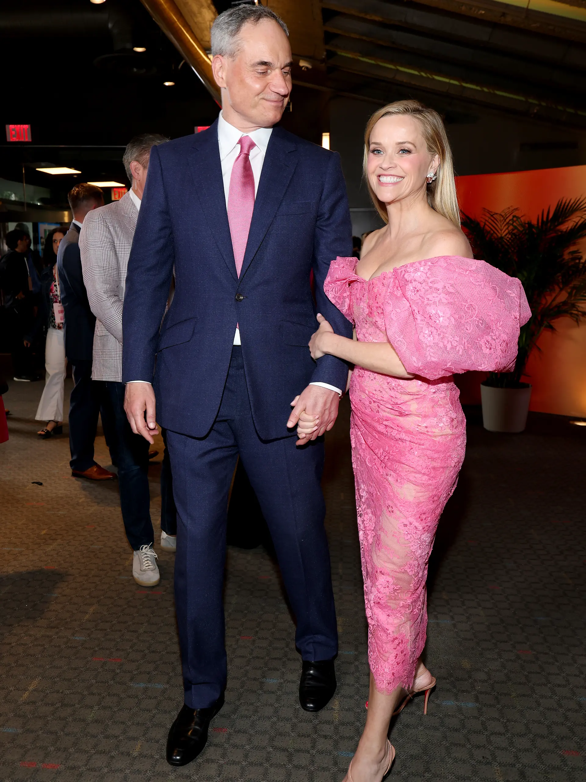 NEW YORK, NEW YORK - JUNE 23: Oliver Haarmann and Reese Witherspoon attend as Prime Video presents The World Premiere of New Series "Elle" on June 23, 2026 in New York City. (Photo by Kevin Mazur/Getty Images for Prime Video)