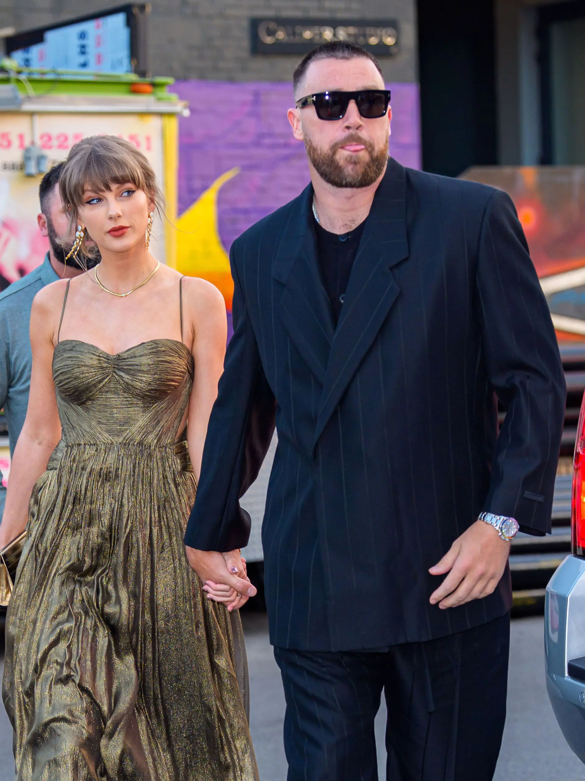 Photo by: zz/XNY/STAR MAX/IPx 2026 5/16/26 Taylor Swift and Travis Kelce are seen on May 16, 2026 in Brooklyn, New York City. (NYC)