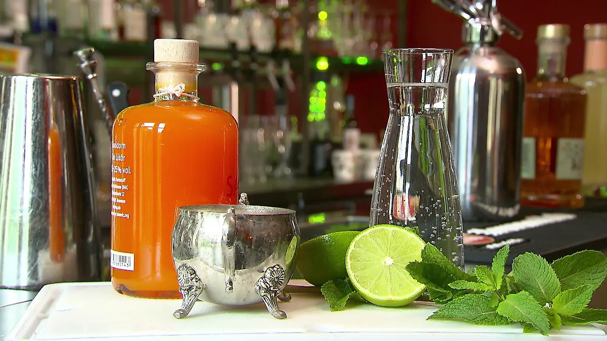 Sanddorn-Mojito