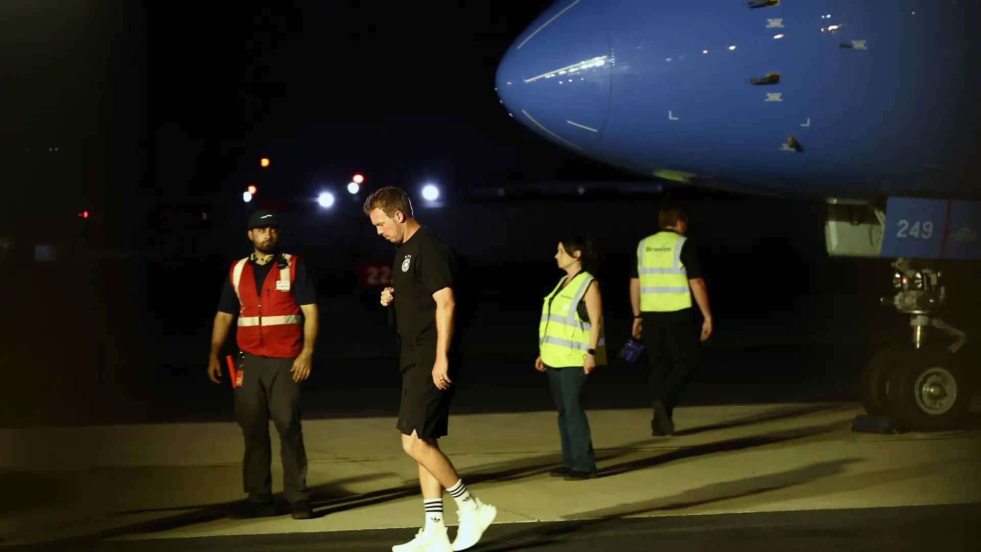 Viel Arbeit, wenig Zeit: Julian Nagelsmann bei der Rückkehr nach Winston-Salem.