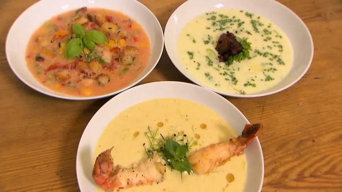 Kalte Sommersuppen zum Nachkochen Lecker & erfrischend