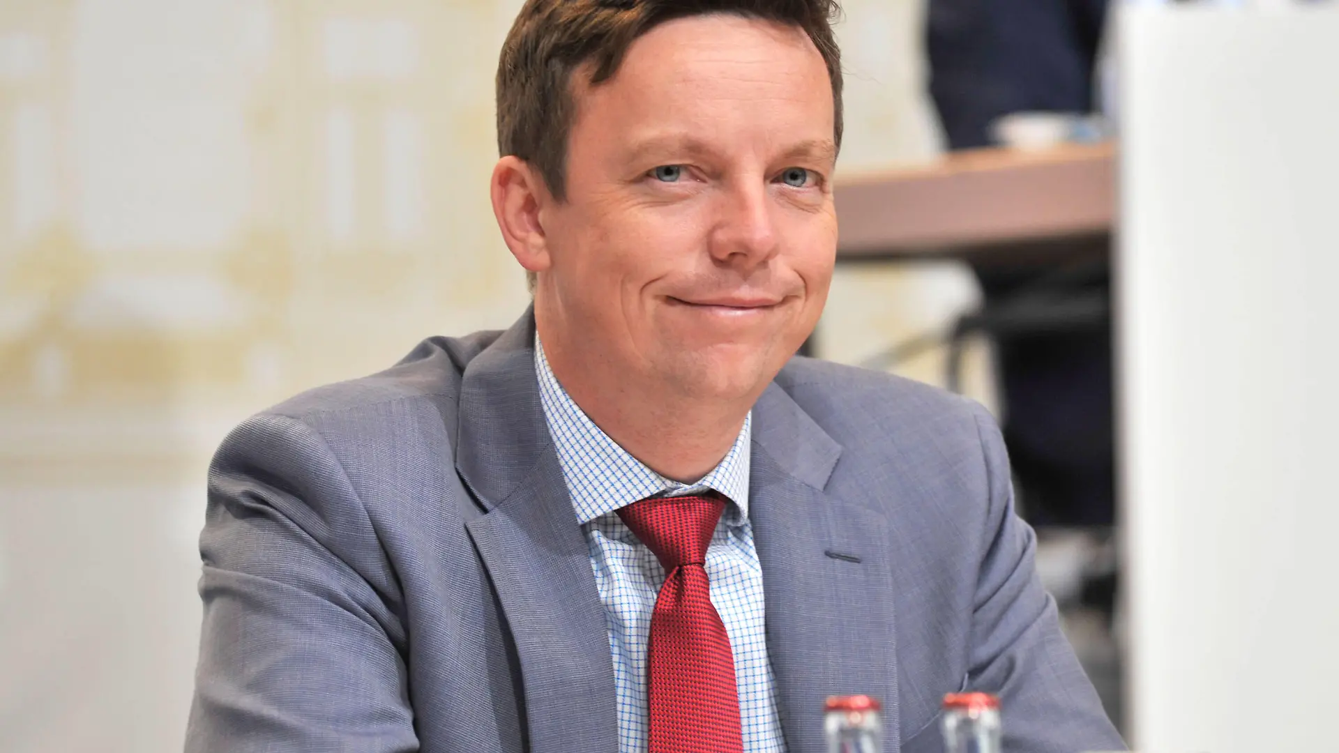  Plenarsitzung des Saarländischen Landtages am Mittwoch 07.07.2021 in der Saarlandhalle in Saarbrücken. Die Abgeordneten kommen zu ihrer letzten Sitzung vor der Sommerpause zusammen. Im Bild: Ministerpräsident Tobias Hans CDU. *** Plenary session of the Saarland Parliament on Wednesday 07 07 2021 in the Saarlandhalle in Saarbrücken The deputies come together for their last session before the summer break In the picture bub