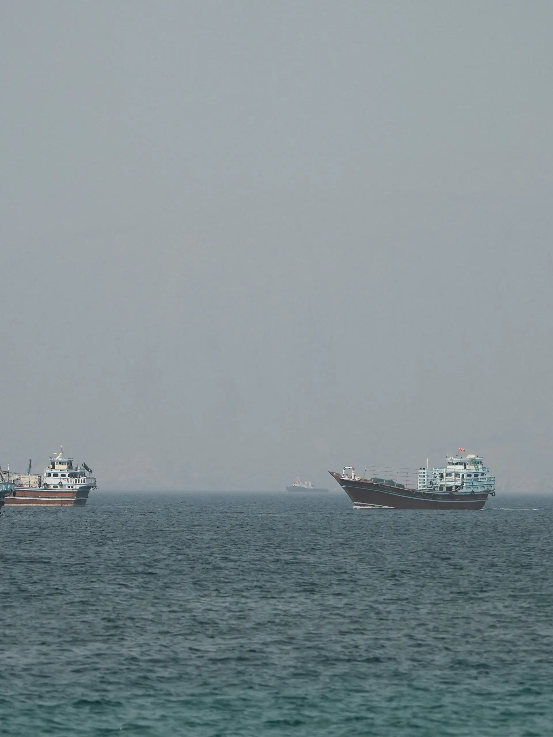 Vessels at the Strait of Hormuz, as seen from Musandam,Oman, June 25, 2026. REUTERS/Stringer     TPX IMAGES OF THE DAY