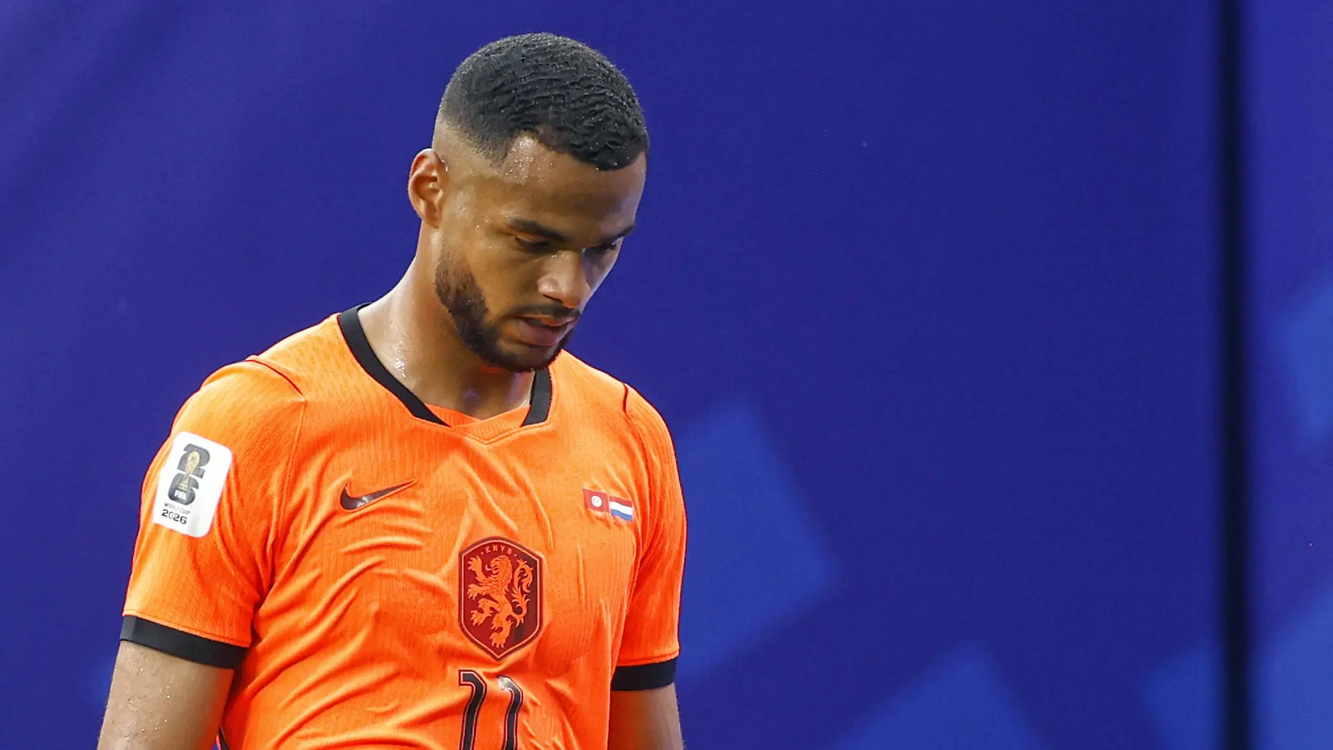 KANSAS CITY, 25-06-2026, Kansas City Stadium, World Cup 2026 Match between Tunesia and The Netherlands 1-3. Picture Shows Netherlands player Cody Gakpo Tunesia - Netherlands World Cup 2026 PUBLICATIONxNOTxINxNED x204669151x Copyright: