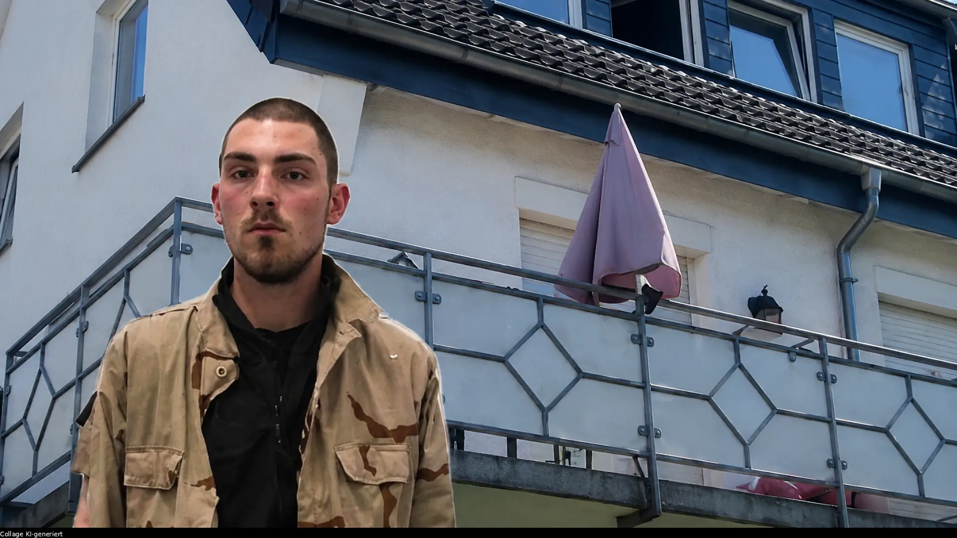 Die Polizei Bremen jagt Brandon Sami Caglar. Er soll in dem Mehrfamilienhaus ein junges Ehepaar getötet haben.