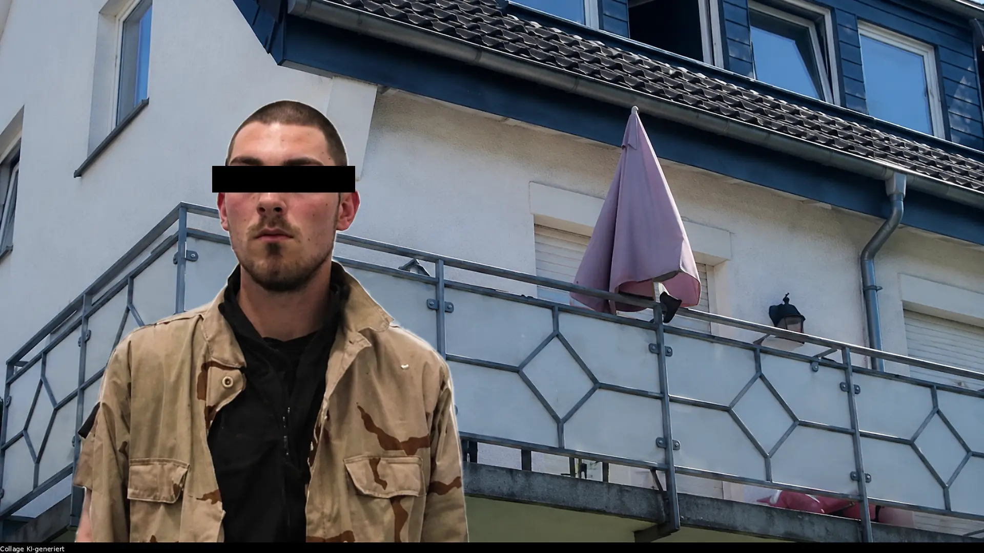 Die Polizei Bremen jagte Brandon Sami Caglar mehr als zwei Tage. Er soll in dem Mehrfamilienhaus ein junges Ehepaar getötet haben.