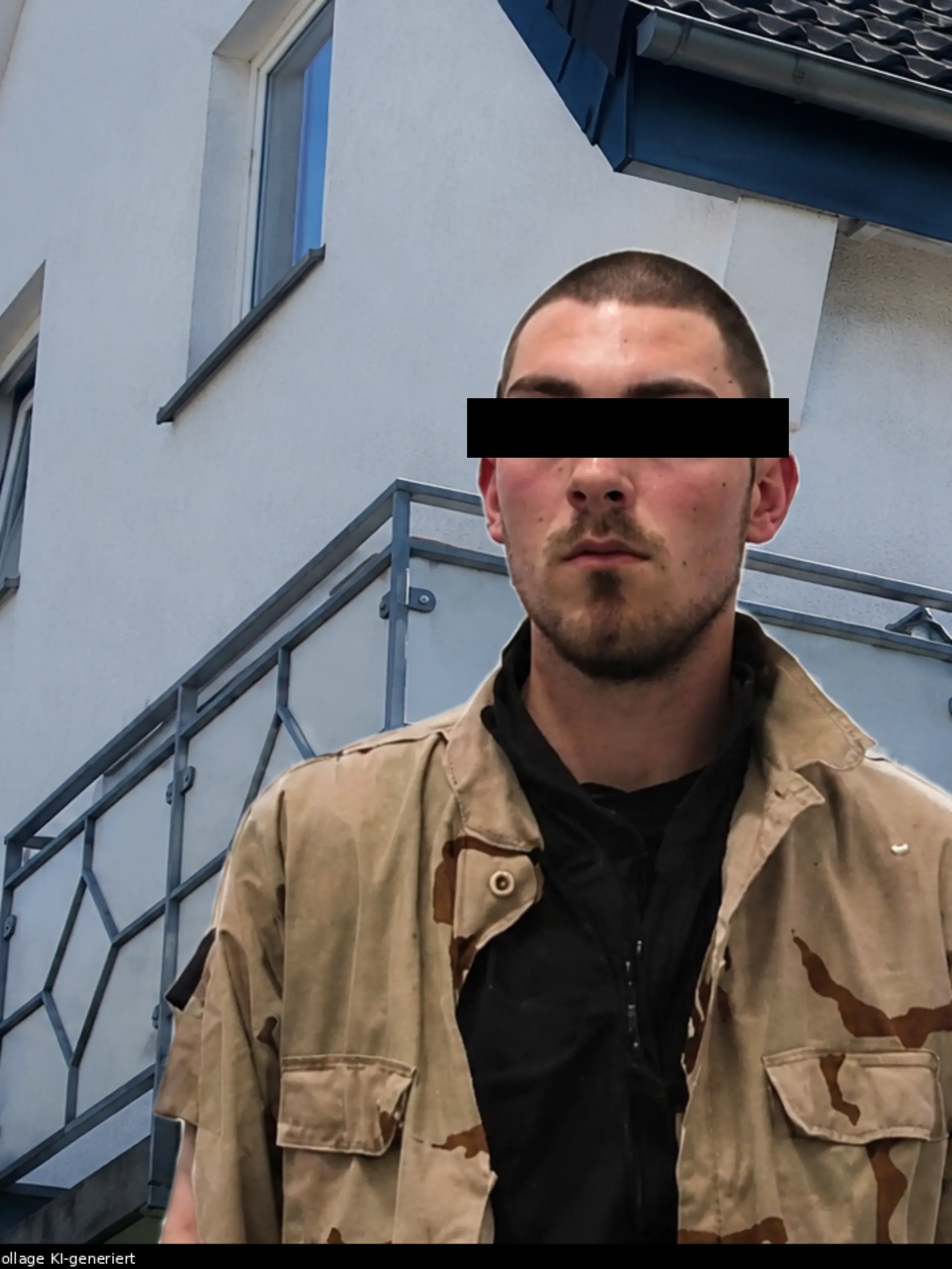Die Polizei Bremen jagte Brandon Sami Caglar mehr als zwei Tage. Er soll in dem Mehrfamilienhaus ein junges Ehepaar getötet haben.