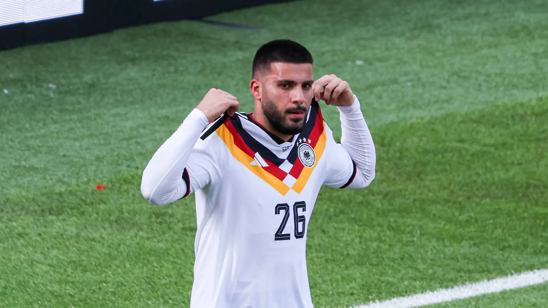Germany v Cote D Ivoire: Group E - FIFA World Cup, WM, Weltmeisterschaft, Fussball 2026 Deniz Undav 26 center celebrates his second goal during the FIFA World Cup 2026 group stage match between Germany and Ivory Coast at Toronto Stadium in Toronto, Ontario, Canada, on June 20, 2026. Toronto Ontario Canada PUBLICATIONxNOTxINxFRA Copyright: xIndrawanxKumalax originalFilename:kumala-thefifaw260620_npjCi.jpg