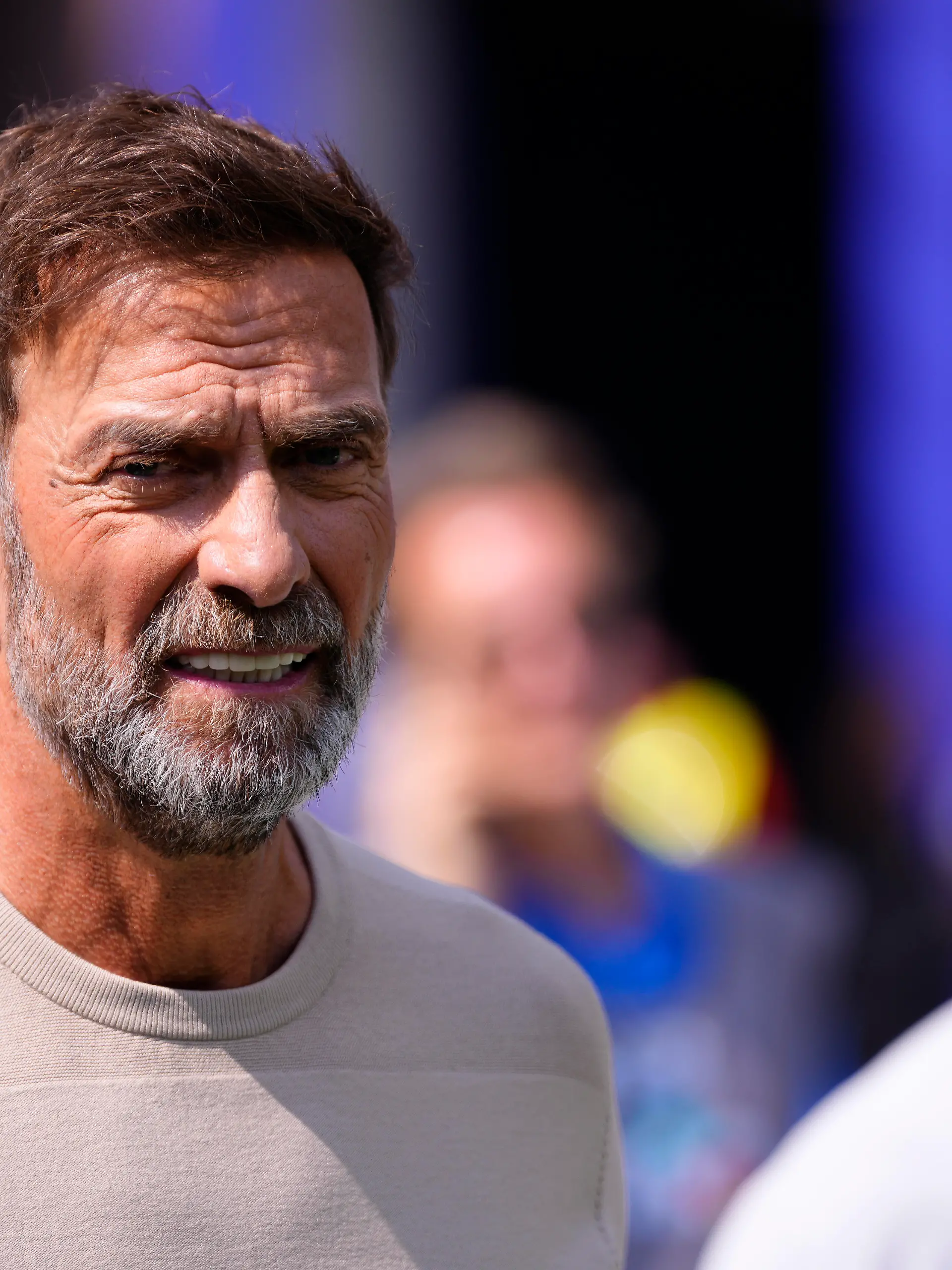 Jurgen Klopp looks on during the FIFA World Cup 2026 Round Of 32 match between Germany and Paraguay at Boston Stadium on June 29, 2026 in Foxborough, Massachusetts. (Photo by Jose Breton/Pics Action/NurPhoto)
