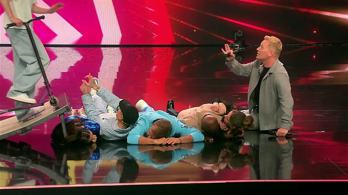 Supertalent-Team und Kandidat Max