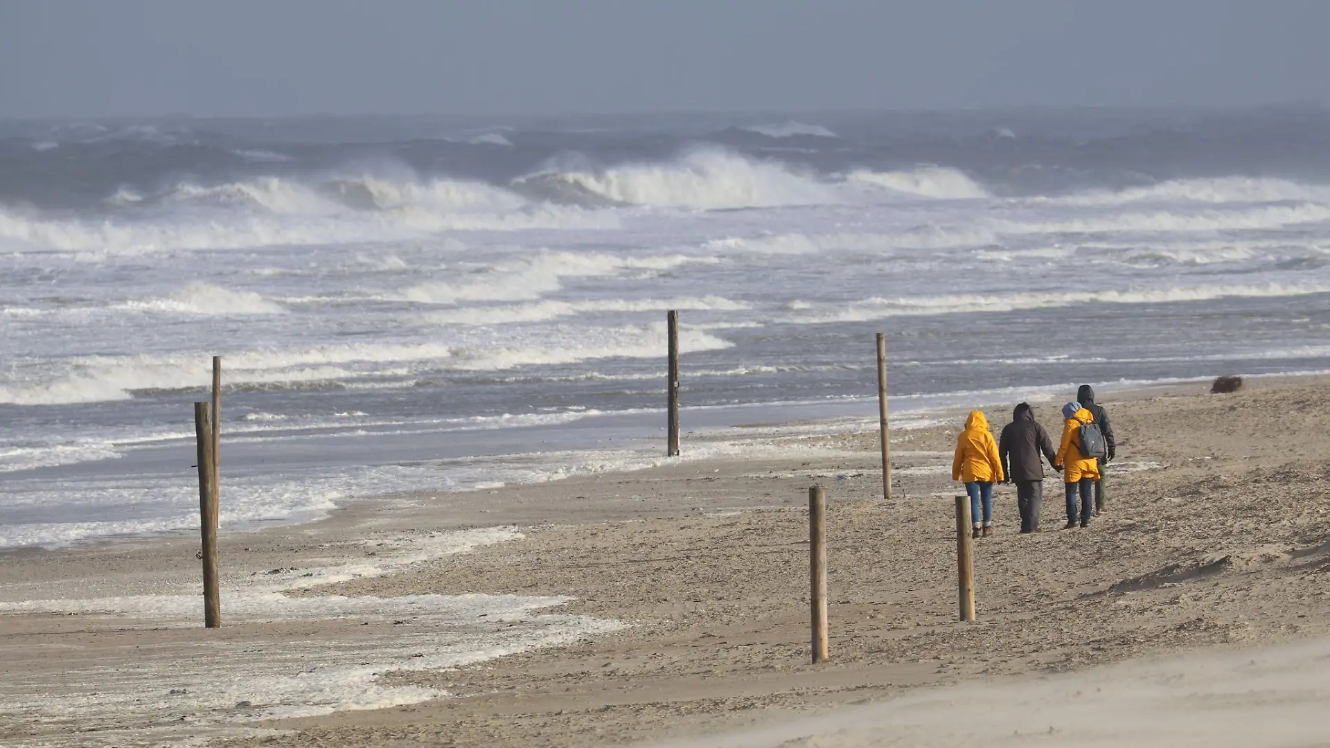 Vor der Insel Norderney läuft ein Segelboot mit sechs Menschen an Bord auf eine Sandbank auf. (Symbolbild)