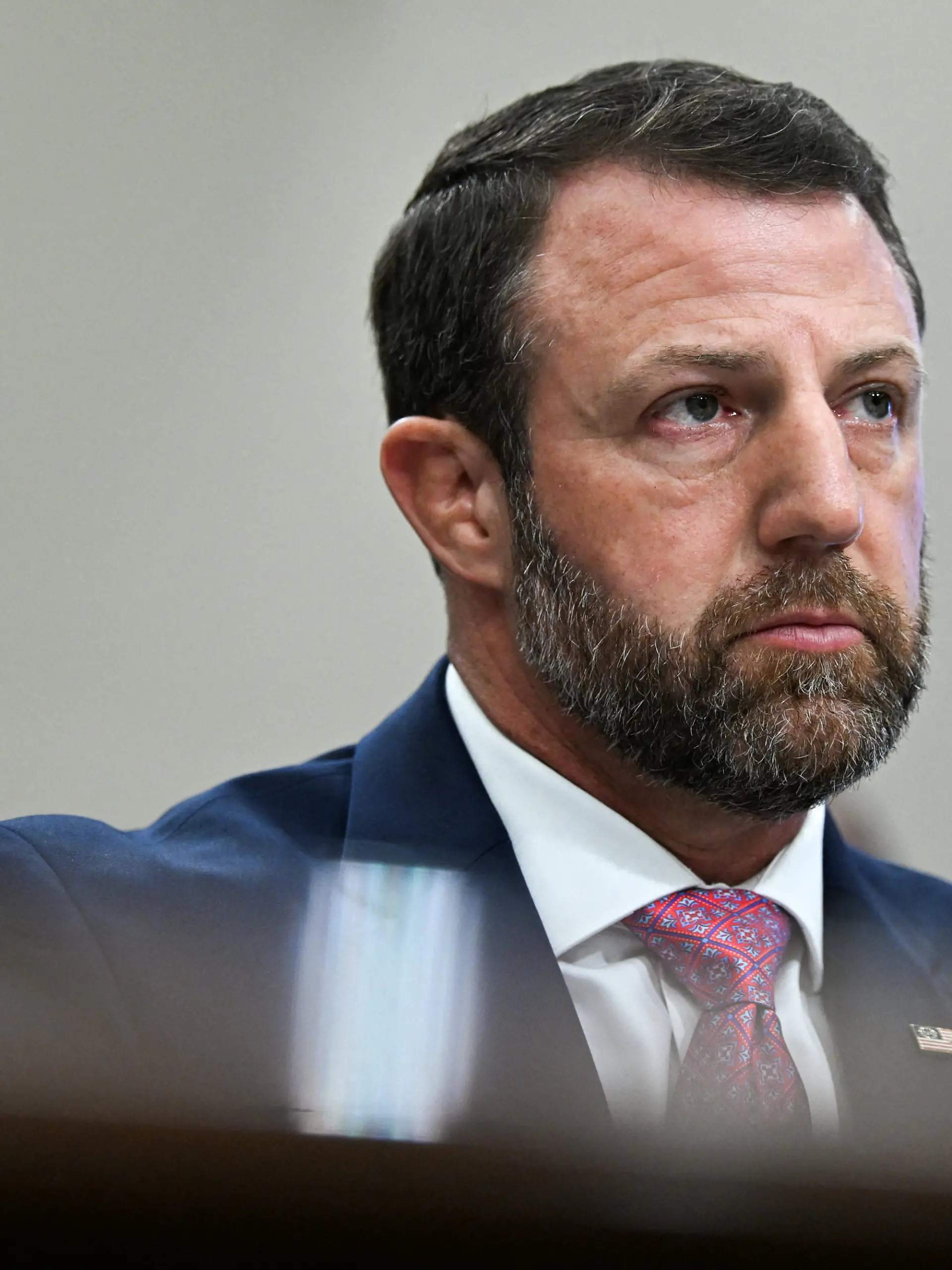 U.S. Secretary of Homeland Security Markwayne Mullin testifies at a House Appropriations Homeland Security Subcommittee hearing on Capitol Hill in Washington, D.C., U.S., June 25, 2026. REUTERS/Annabelle Gordon