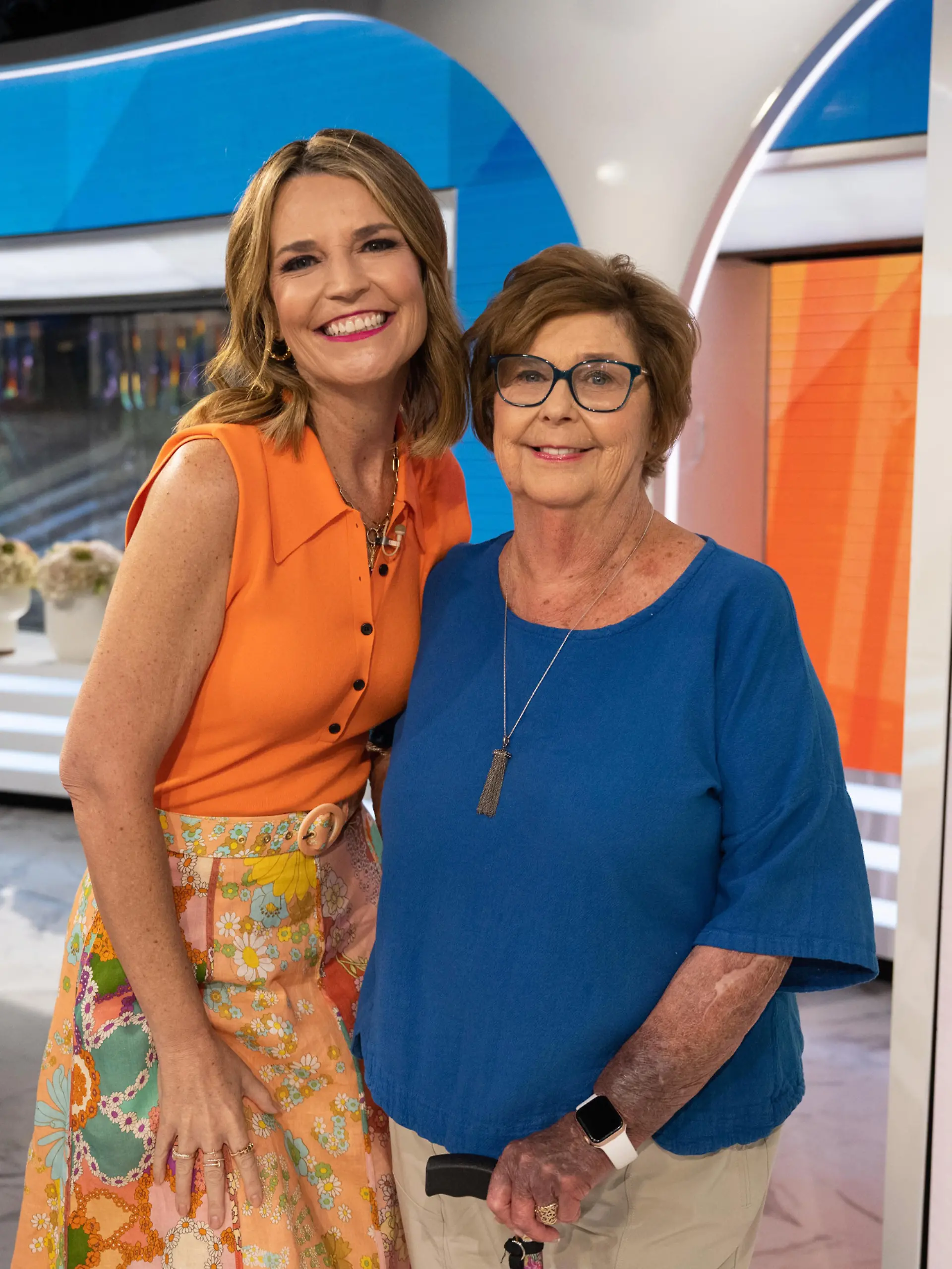 TODAY -- Pictured: Savannah Guthrie and mother Nancy Guthrie on Thursday, June 15, 2023 -- (Photo by: Nathan Congleton/NBC via Getty Images)
