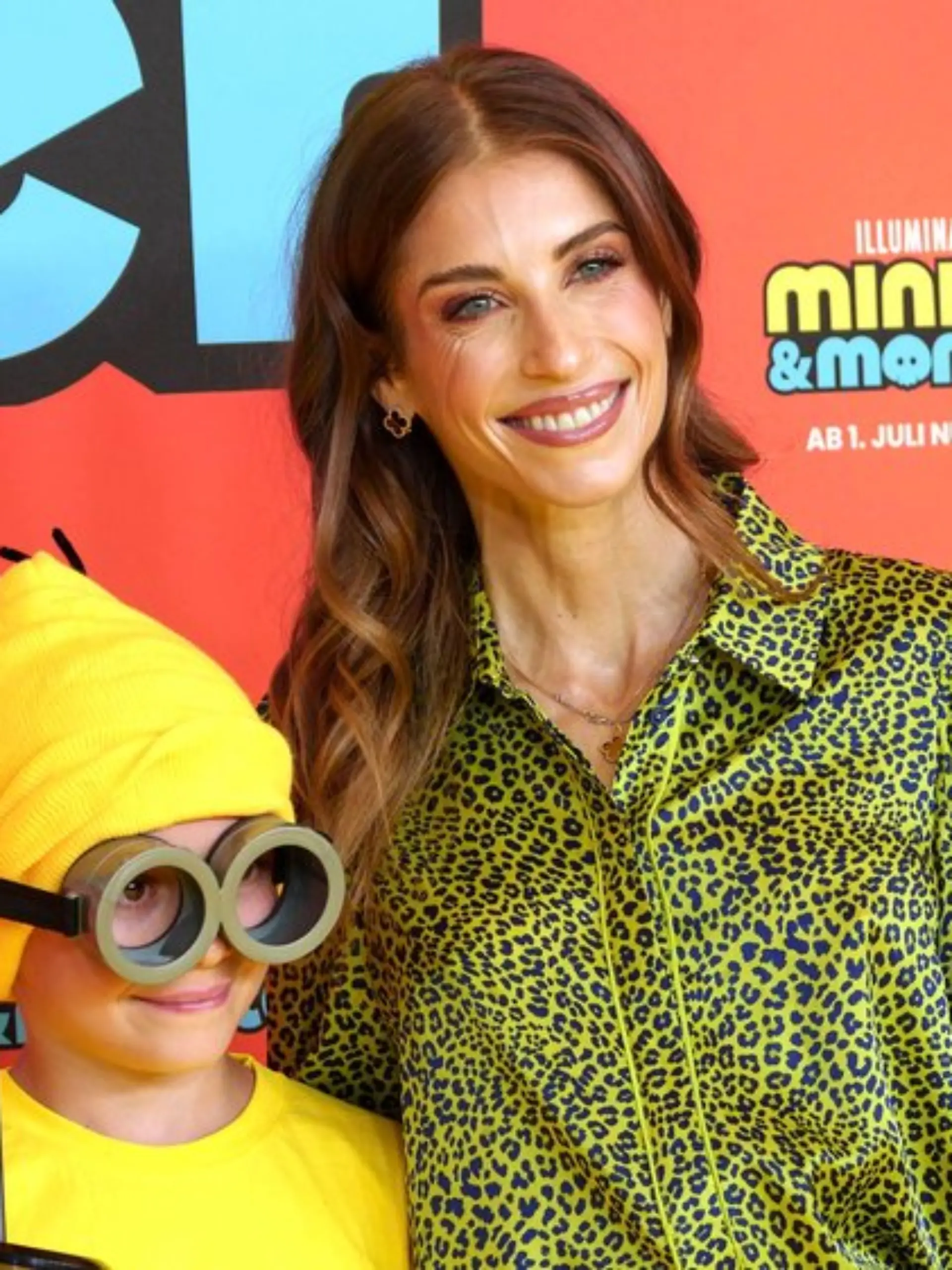 Cathy Hummels mit Sohn Ludwig.