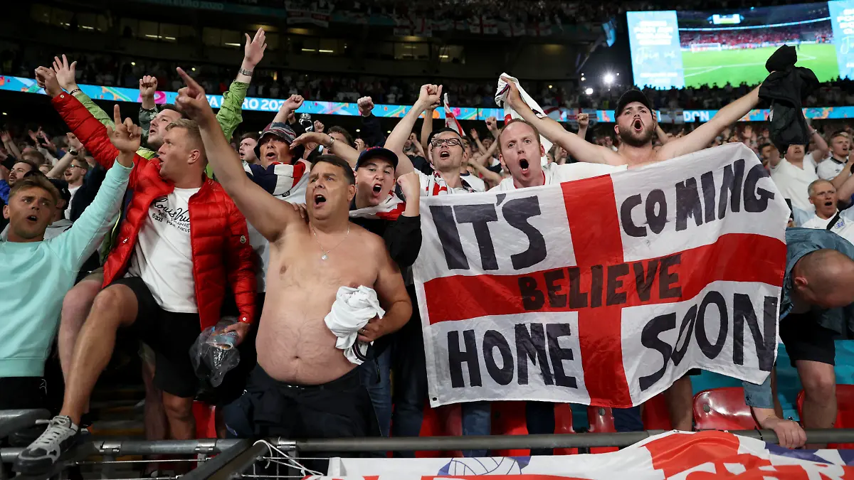 England-Fans im Wembley-Stadion