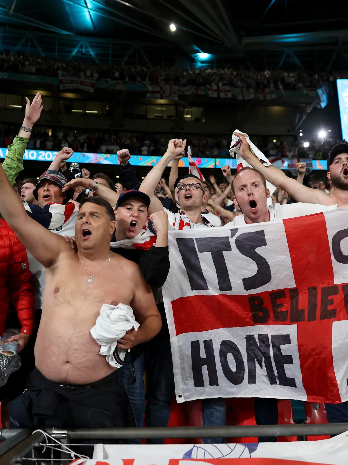 England-Fans im Wembley-Stadion