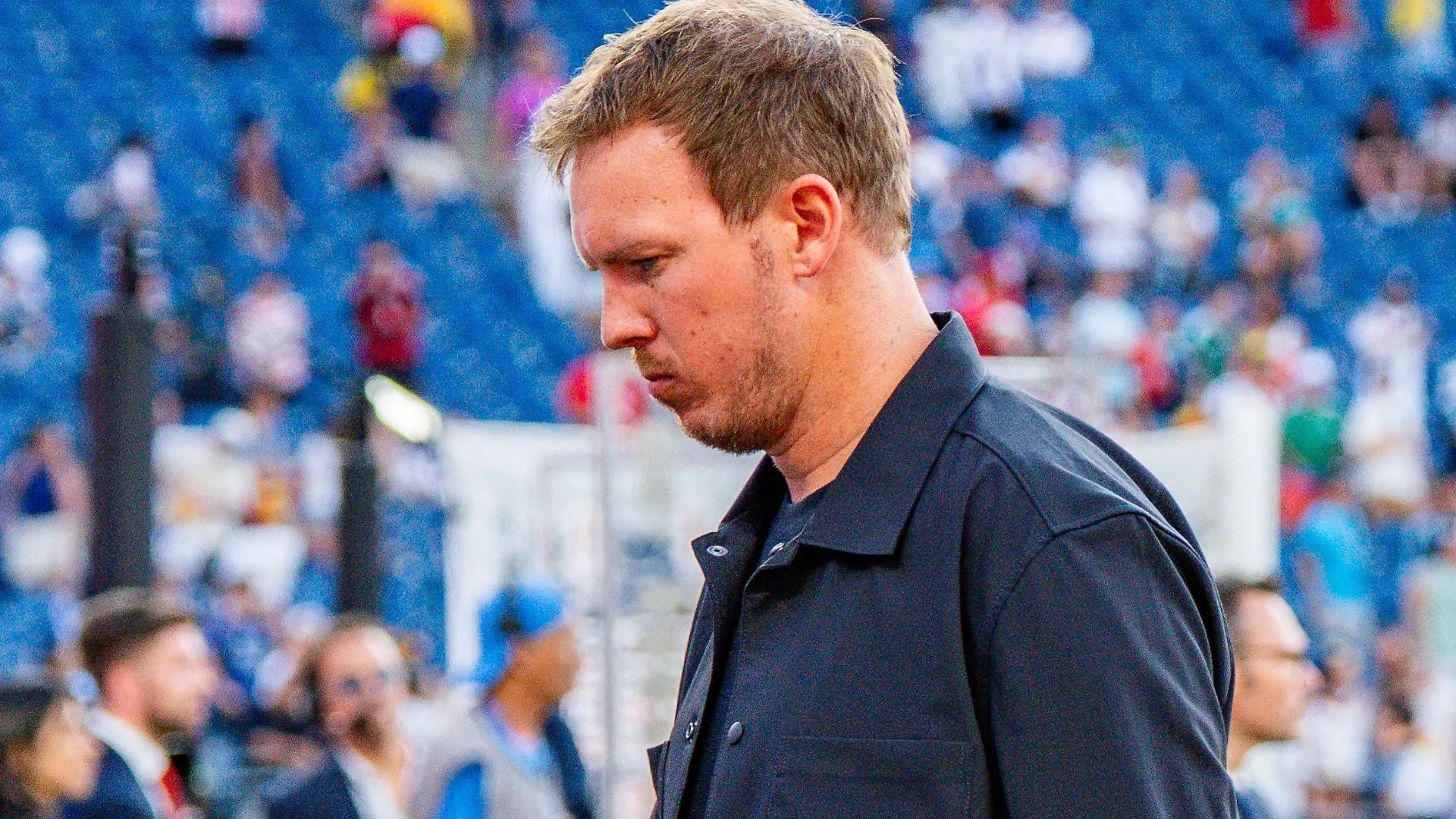 FIFA Fussball Weltmeisterschaft 2026, Sechszehntelfinale, Deutschland vs. Paraguay, 29.06.2026, Boston Stadium Julian Nagelsmann Deutschland enttäuscht unzufrieden unglücklich traurig Florian Wirtz Deutschland *** 2026 FIFA World Cup, Round of 32, Germany vs. Paraguay, June 29, 2026, Boston Stadium Julian Nagelsmann Germany disappointed, dissatisfied, unhappy, sad Florian Wirtz Germany Copyright: xBahhoxKarax