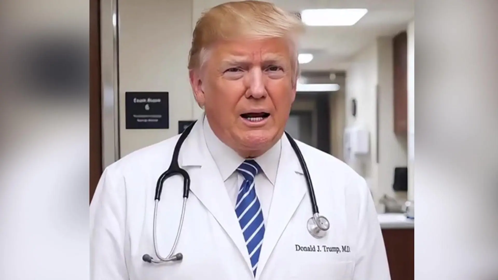 Trump inszeniert sich als Arzt! US-Präsident erklärt seine Promi-Kritiker für „krank“ KI-Video gegen politische Gegner