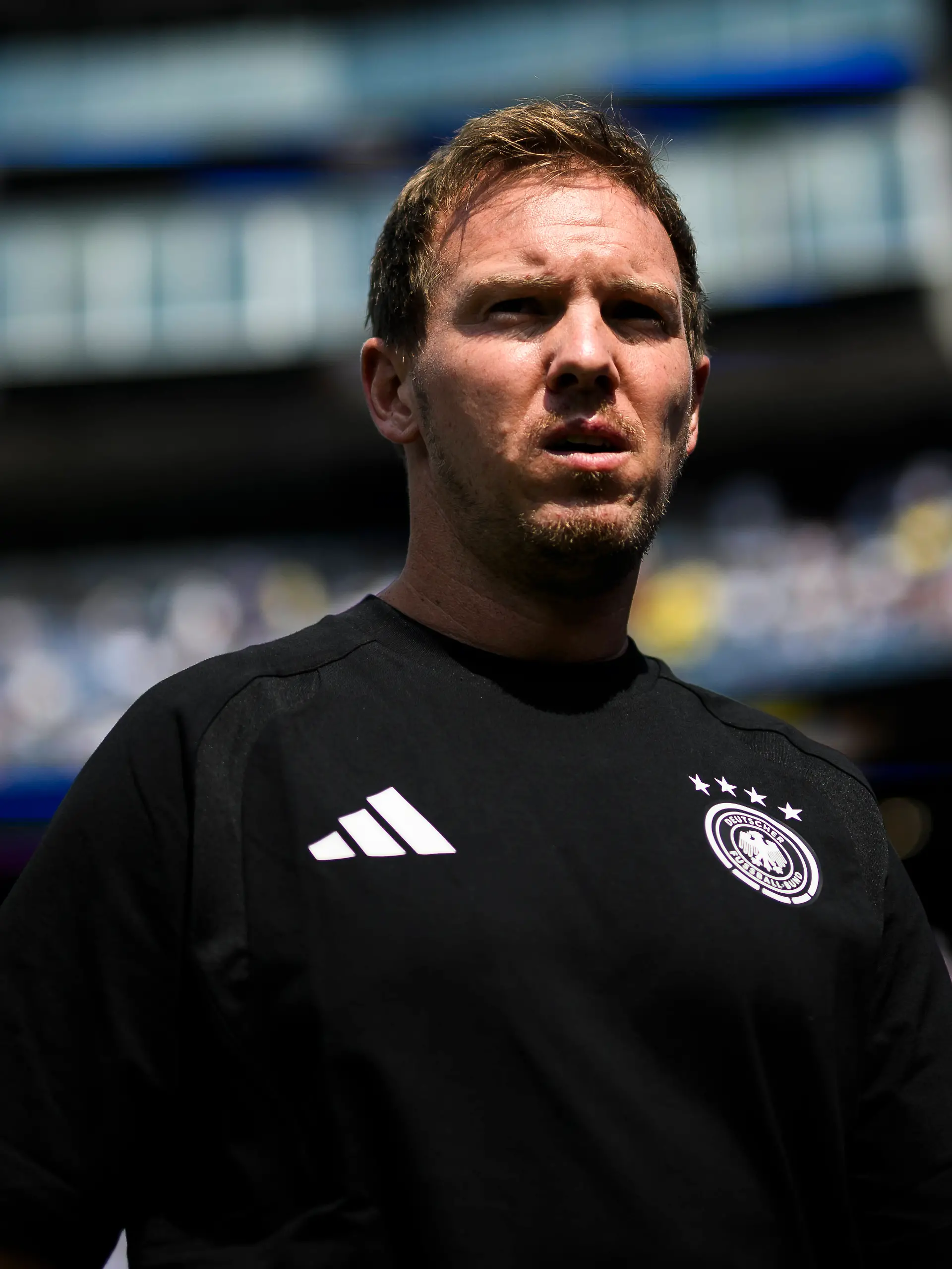 Germany v Paraguay - FIFA World Cup, WM, Weltmeisterschaft, Fussball 2026 Julian Nagelsmann, head coach of Germany, looks on prior to the FIFA World Cup 2026 round of 32 football match between Germany and Paraguay. Foxborough United States Copyright: xNicolòxCampox