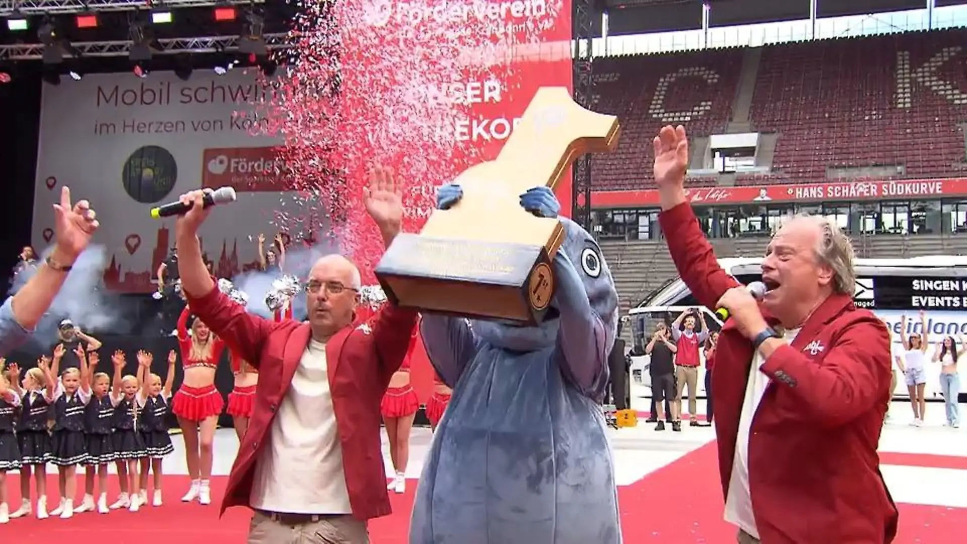 Kinder knacken Weltrekord Konzert in Köln