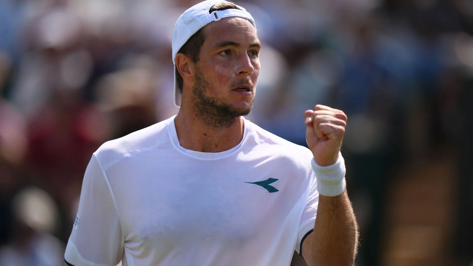 So gut wie nie in Wimbledon: Jan-Lennard Struff steht im Achtelfinale.