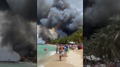 Bild von Hotelbrand-Drama im Paradies