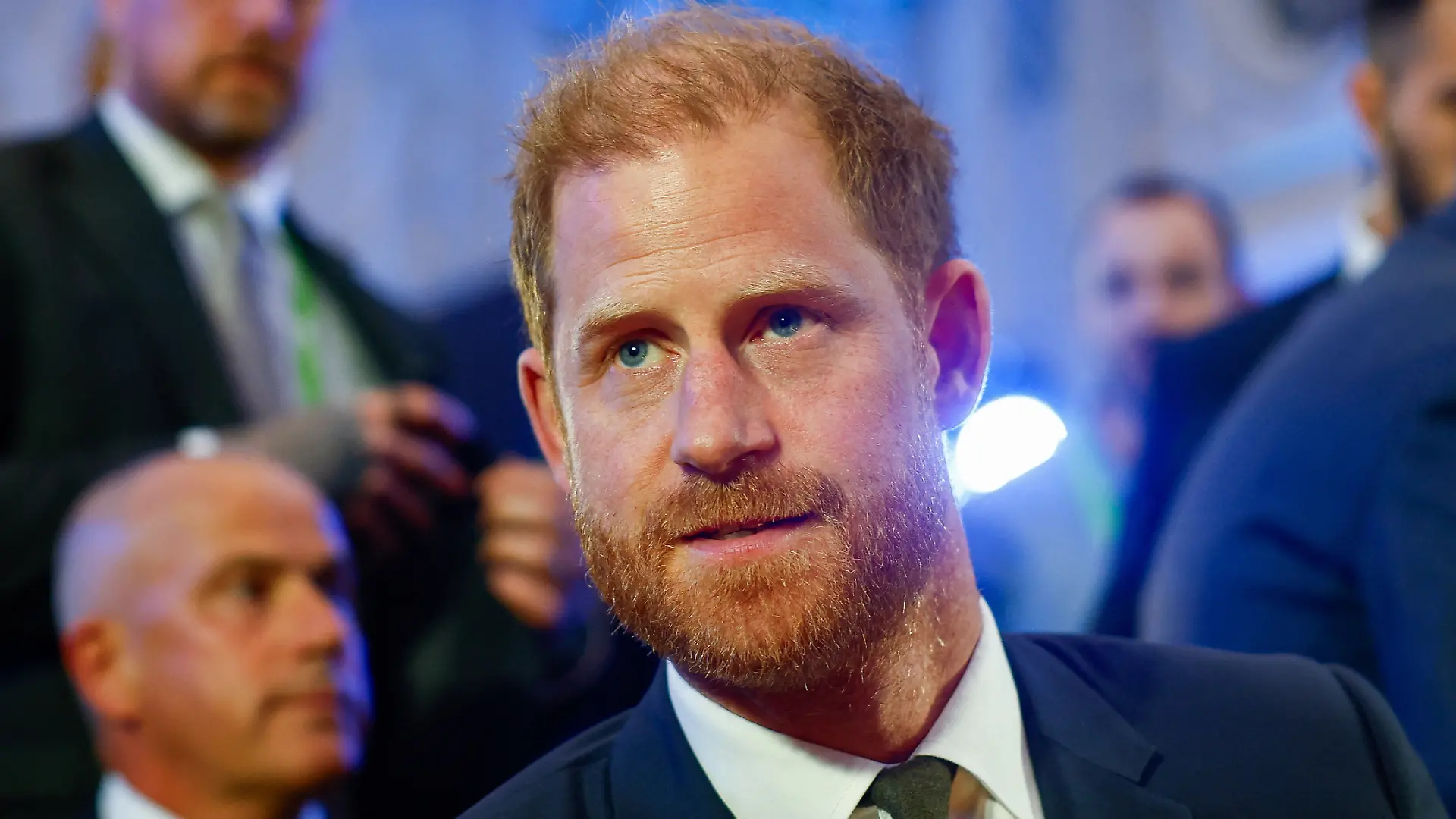 Britain's Prince Harry attends the start of the Kyiv Security Forum, amid Russia's attack on Ukraine, in Kyiv, Ukraine April 23, 2026. REUTERS/Valentyn Ogirenko