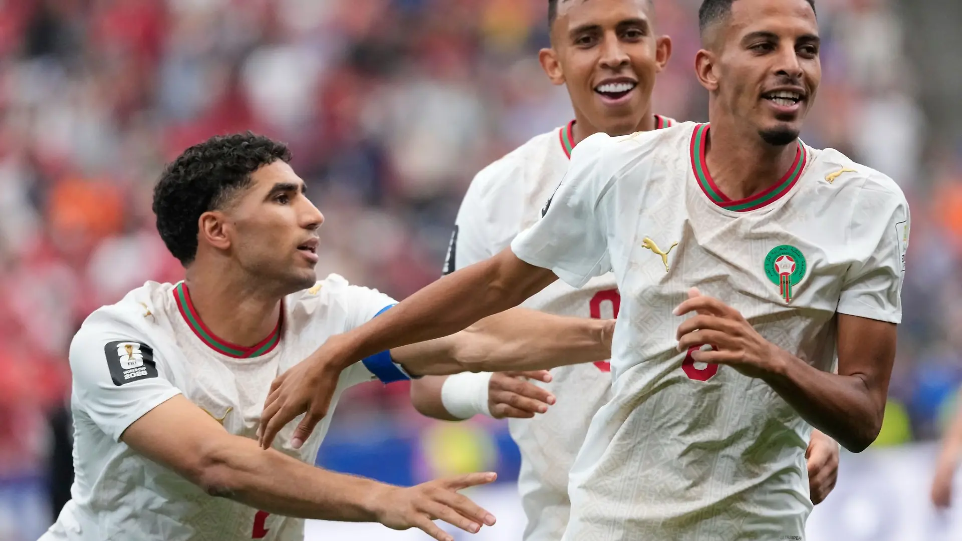 Azzedine Ounahi (r.) traf zur Führung.