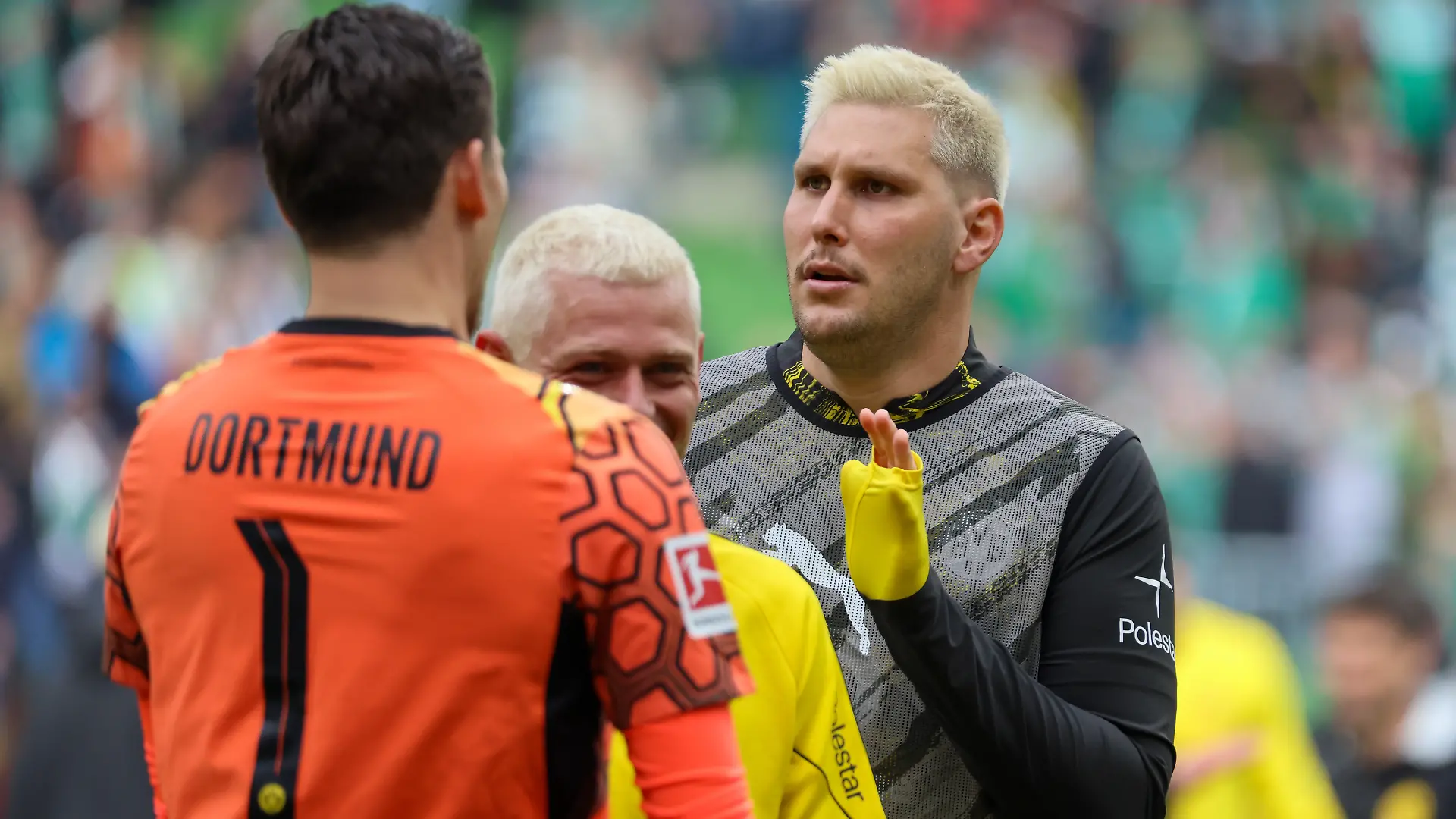 Bremen, Deutschland: 16. Mai 2026 - 34. Spieltag - 1. Bundesliga [Bundesliga] - Werder Bremen vs. Borussia Dortmund Im Bild: Niklas Süle / Suele (Borussia Dortmund), der heute seine Profikarriere als Fußballer beendet hat DFL regulations prohibit any use of photographs as image sequences and/or quasi-video.