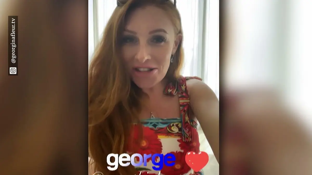 Verrät Georgina Fleur hier das Geschlecht ihres Kindes? Bei Glückwunsch für Neu-Mama Eva Benetatou