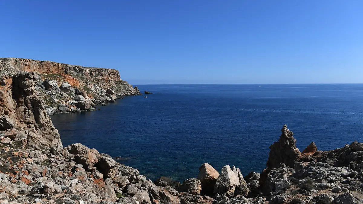 Aussicht am Cap de Cavalleria, dem noerdlichsten Punkt der Insel, aufgenommen am 05.09.2017 auf Menorca (Spanien). Foto: Andrea Warnecke