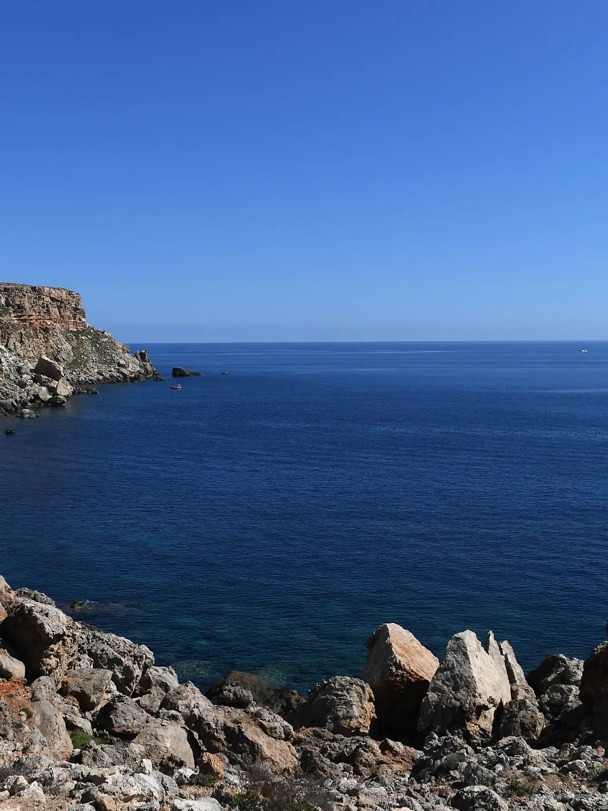 Aussicht am Cap de Cavalleria, dem noerdlichsten Punkt der Insel, aufgenommen am 05.09.2017 auf Menorca (Spanien). Foto: Andrea Warnecke