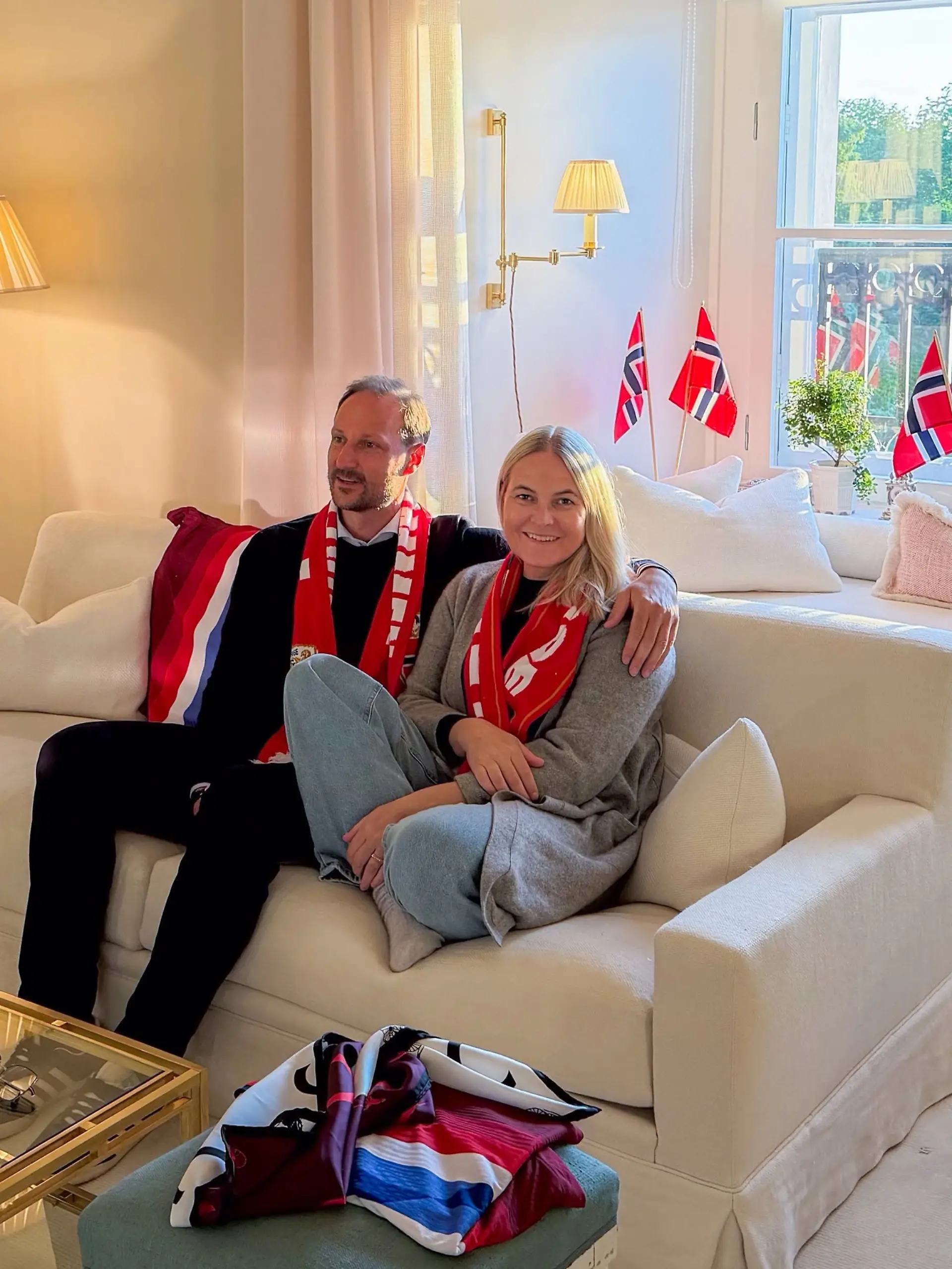 Prinzessin Mette-Marit nach ihrer Lungen-O