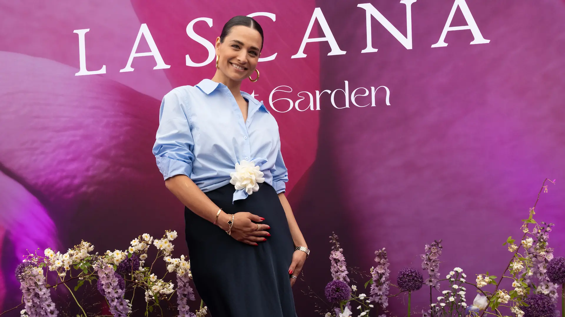 Amira Aly bei der LASCANA Secret Garten Fashion Show in den Briese Studios in Hamburg