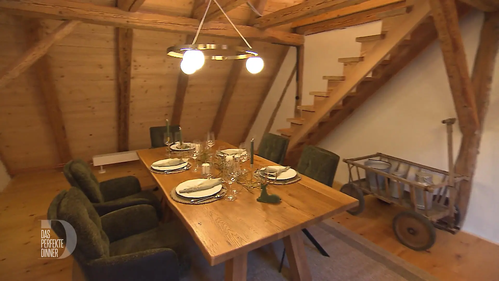 Dinnerabend in der Scheune Yvonne freut sich aufs Finale