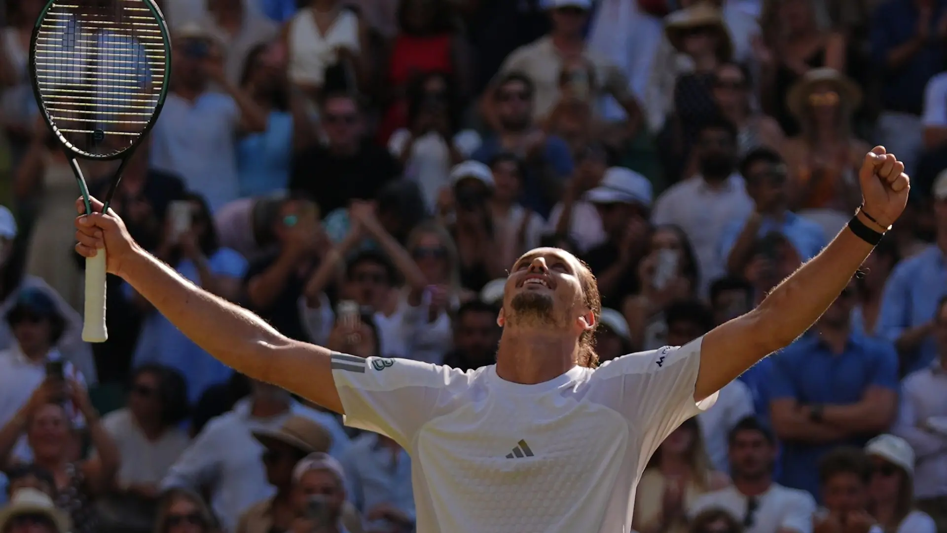 Erstmals in einem Wimbledon-Viertelfinale: Alexander Zverev.
