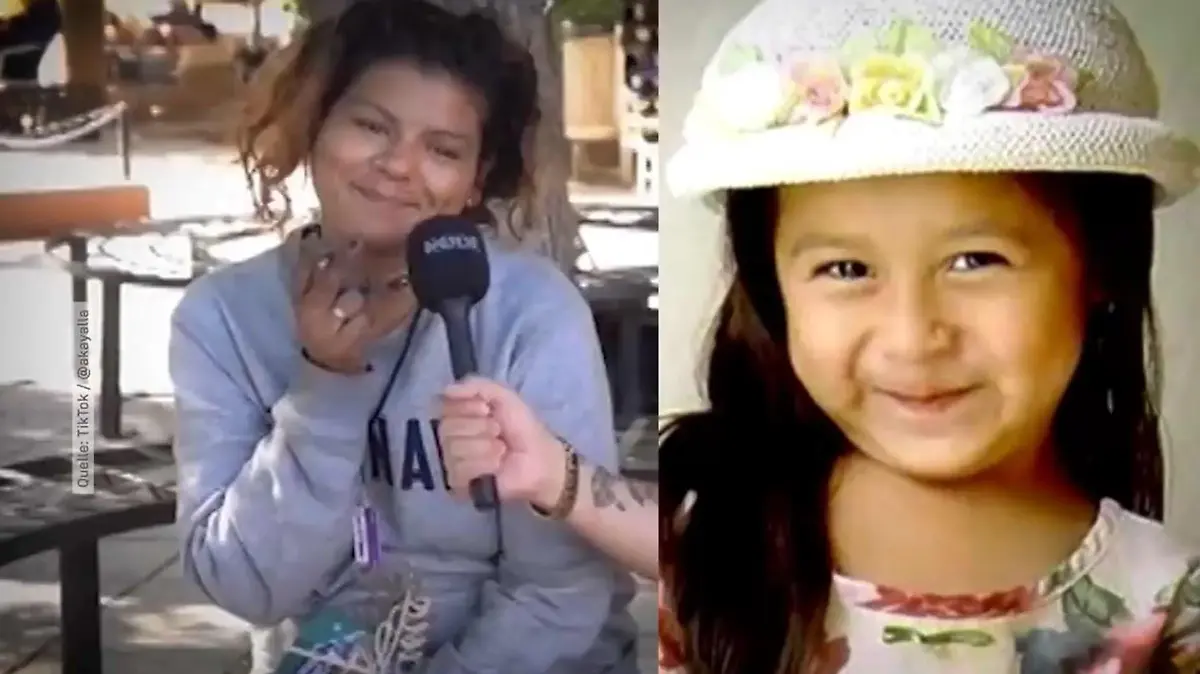 Ist das die vermisste Sofia. Mysteriöses TikTok-Video Quelle: TikTok / akayalla