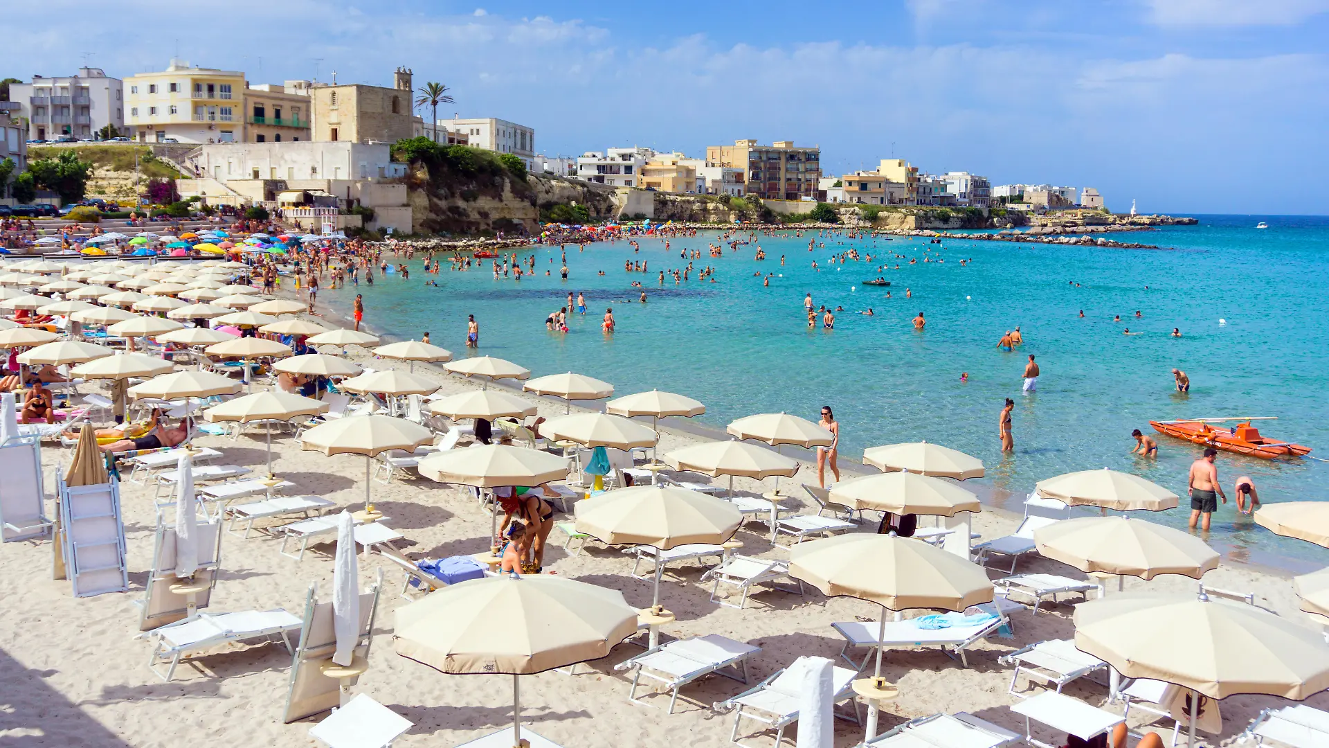 Der Strand Madonna dell´Altomare