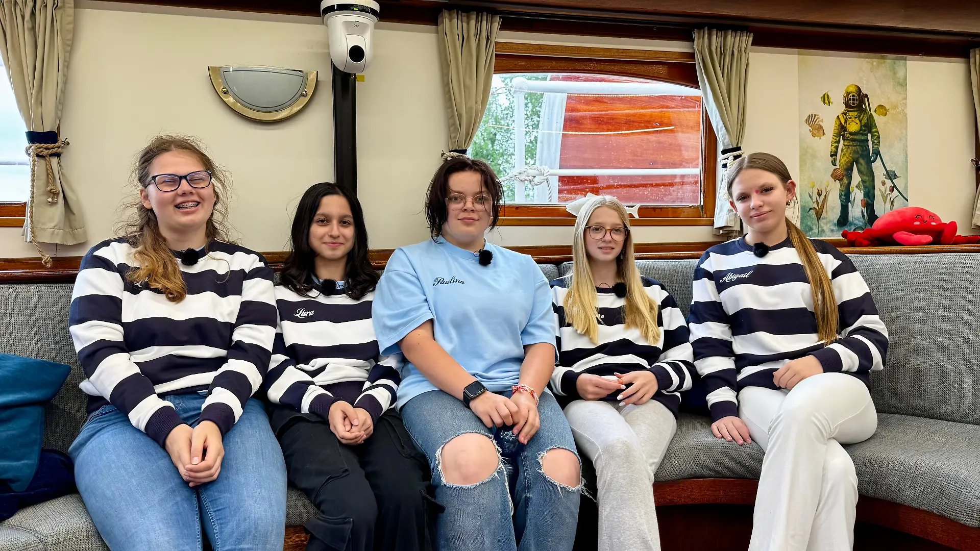 Lara, Paulina, Josephine und Abigail
