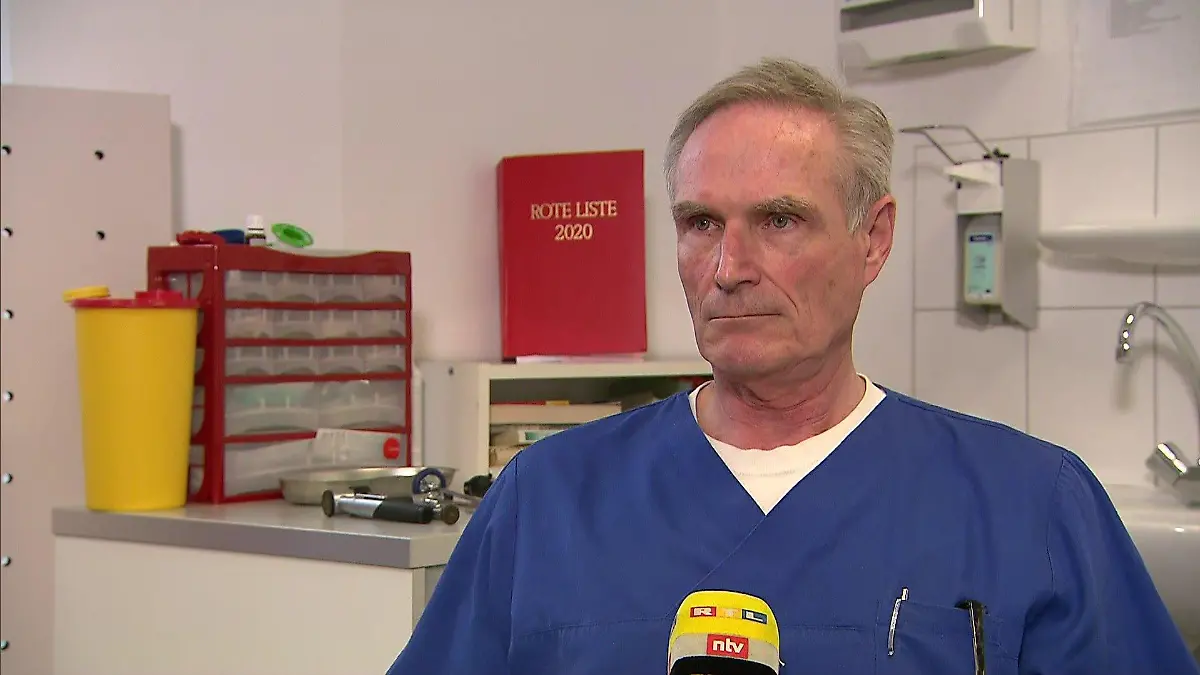 Dr. Oliver Funken, Vorstandsmitglied Ärztekammer Nordrhein, im RTL-Interview