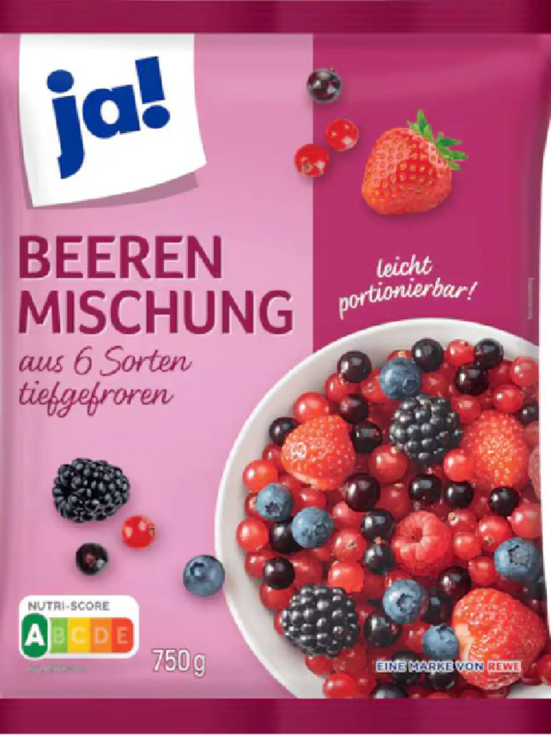 Rewe ruft aktuell Chargen gefrorener Beeren zurück.