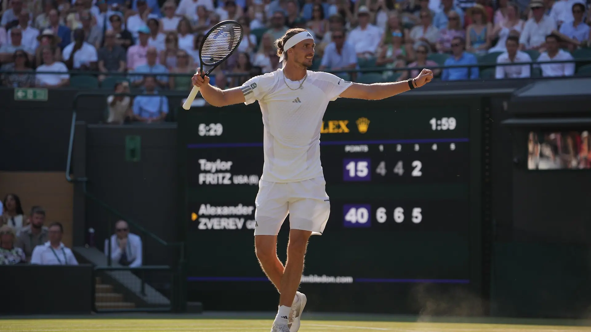 Möchte auch am Freitag jubeln: Alexander Zverev.
