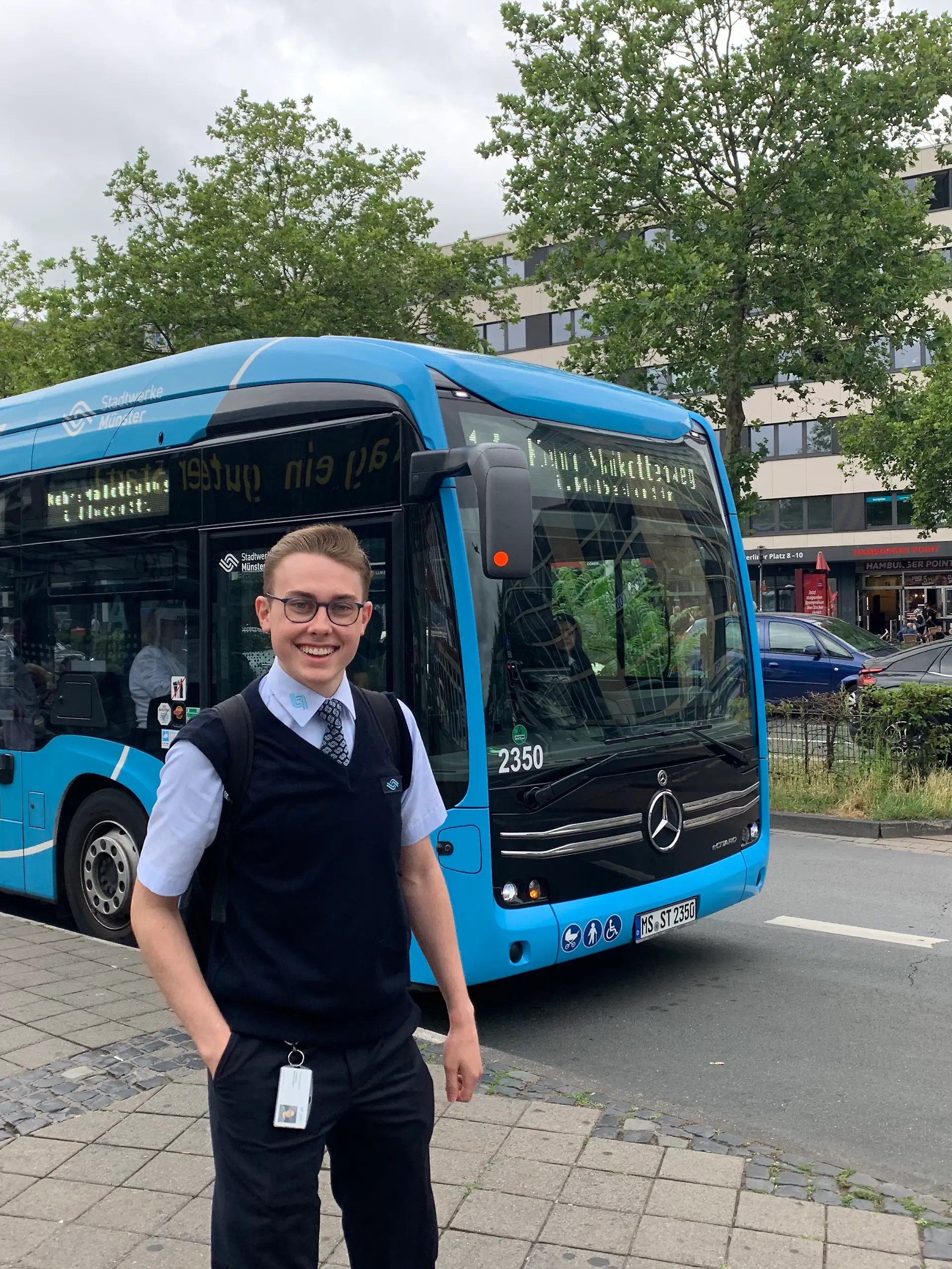 Johannes Biedermann: Busfahrer mit gerade mal 18 Jahren