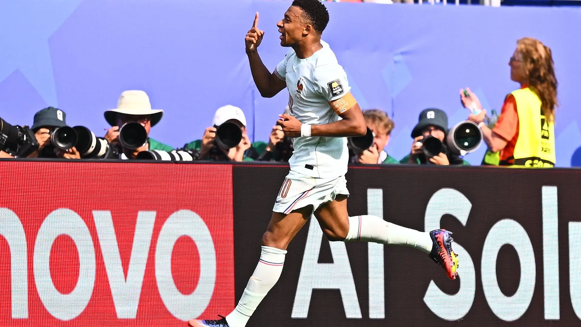 Kylian Mbappé erzielte sein insgesamt 20. WM-Tor.