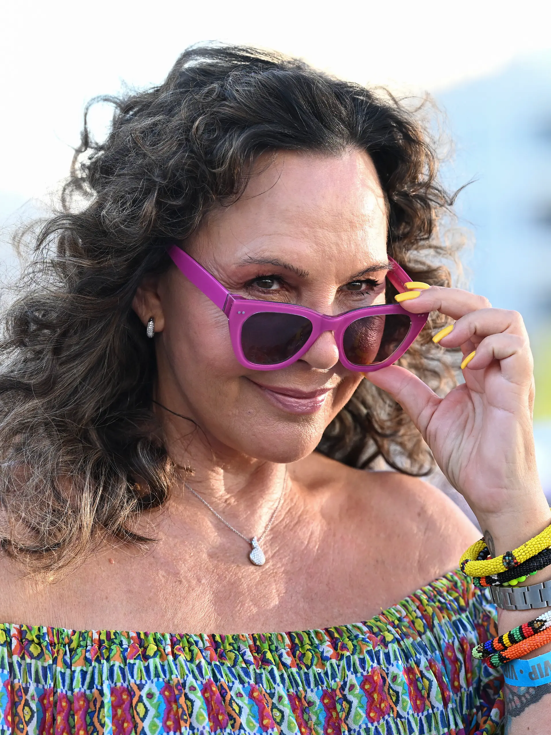 Natascha Ochsenknecht kommt zum Eröffnungsabend von „Classic Open Air” auf dem Gendarmenmarkt. 