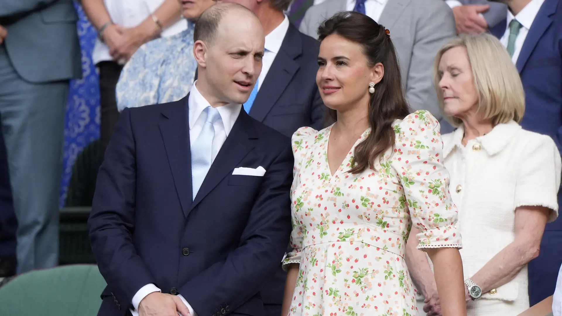 Lord Frederick Windsor mit Ehefrau Sophie Winkleman in der Royal Box.